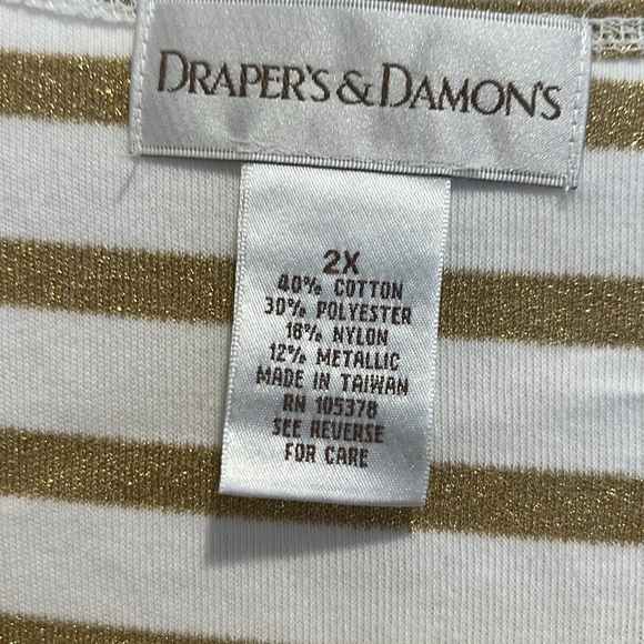 Sparkly Draper’s & Damon’s Jersey Tee - Picture 3 of 4